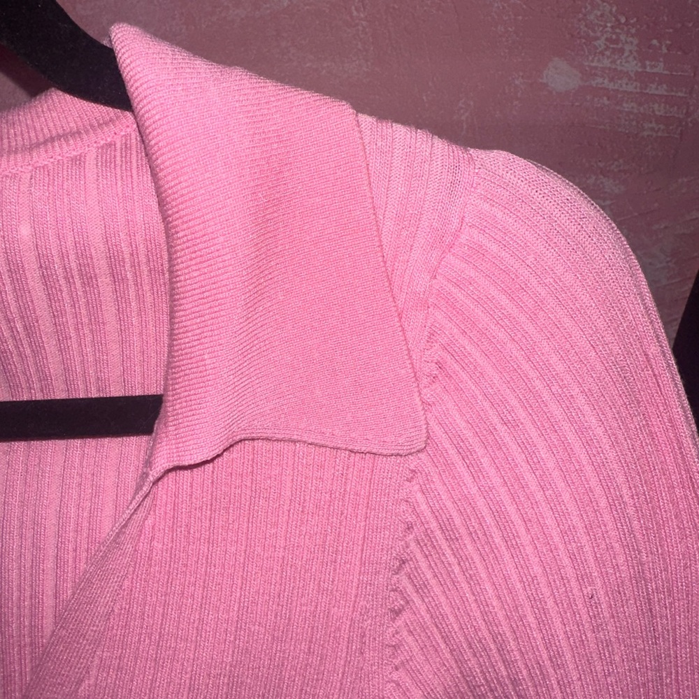 ASOS Pink Ribbed Sweater - Picture 3 of 4